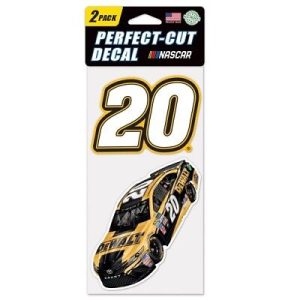 Erik Jones 2018 Wincraft #20 DeWalt 4x8 2pc Decal Set