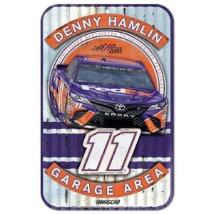 Denny Hamlin 2018 Wincraft #11 Fed Ex Express 11x17 Garage Area Sign