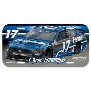 Chris Buescher 2020 Wincraft #17 Fastenal Poly License Plate