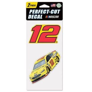 Ryan Blaney 2018 Wincraft #12 Menard's 2pc Decal Set, outdoor vinyl, full-color, durable for 3 years, includes application tools