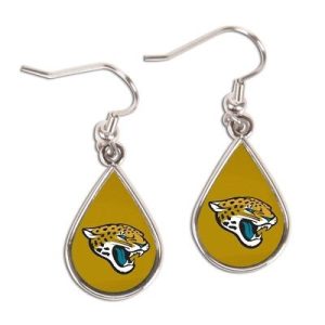 Jacksonville Jaguars Wincraft NFL Tear Drop Earrings Carded