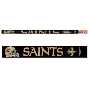New Orleans Saints NFL Pencils 6 Pack - Wincraft