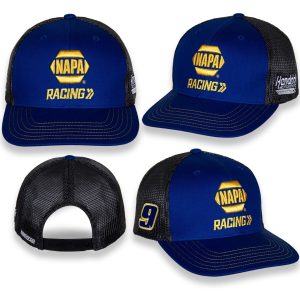 Chase Elliott 2023 Checkered Flag Sports #9 NAPA Racing Flat Bill Sponsor Hat