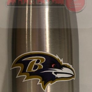 Baltimore Ravens NFL 17oz Team Logo Stainless Steel Water Bottle