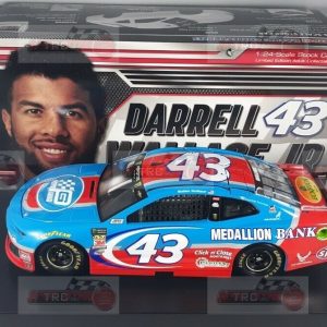 Darrell 'Bubba' Wallace Jr 2018 1/24 #43 Petty's Garage Medallion Bank Camaro