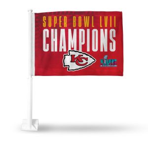 Kansas City Chiefs NFL SB LVII Champions 11x15 Car Window Flag