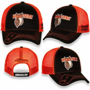 Chase Elliott 2022 Checkered Flag Sports #9 Hooters Sponsor Hat