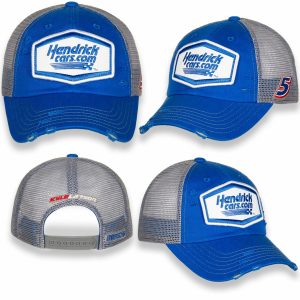 Kyle Larson 2022 Checkered Flag Sports #5 Hendrickcars.com Patch Hat