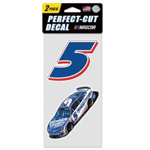 Kyle Larson 2023 Wincraft #5 Hendrickcars.com 4x8 2pc Decal Set