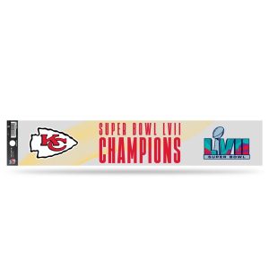 Kansas City Chiefs NFL Super Bowl LVII Champions 3"x16" Tailgate Sticker