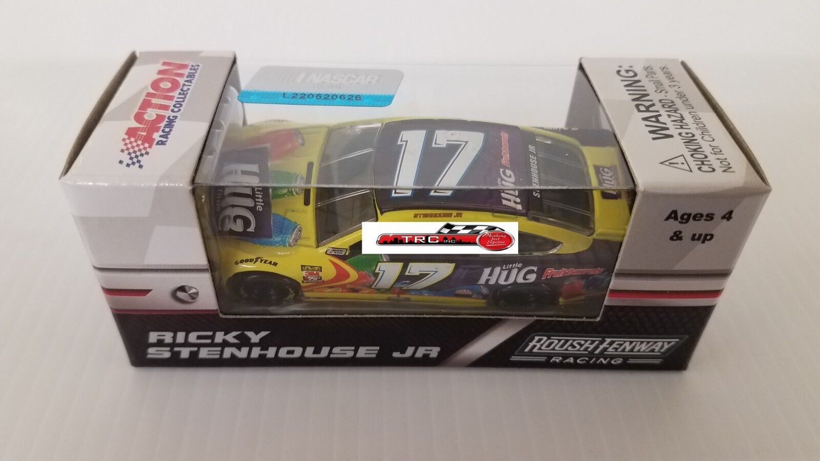 Ricky Stenhouse Jr 2018 Lionel/Action 1/64 #17 Little Hugs Ford Fusion Diecast Car.