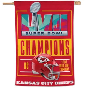 Kansas City Chiefs NFL Super Bowl LVII Champions 28x40 Banner/Vertical Flag