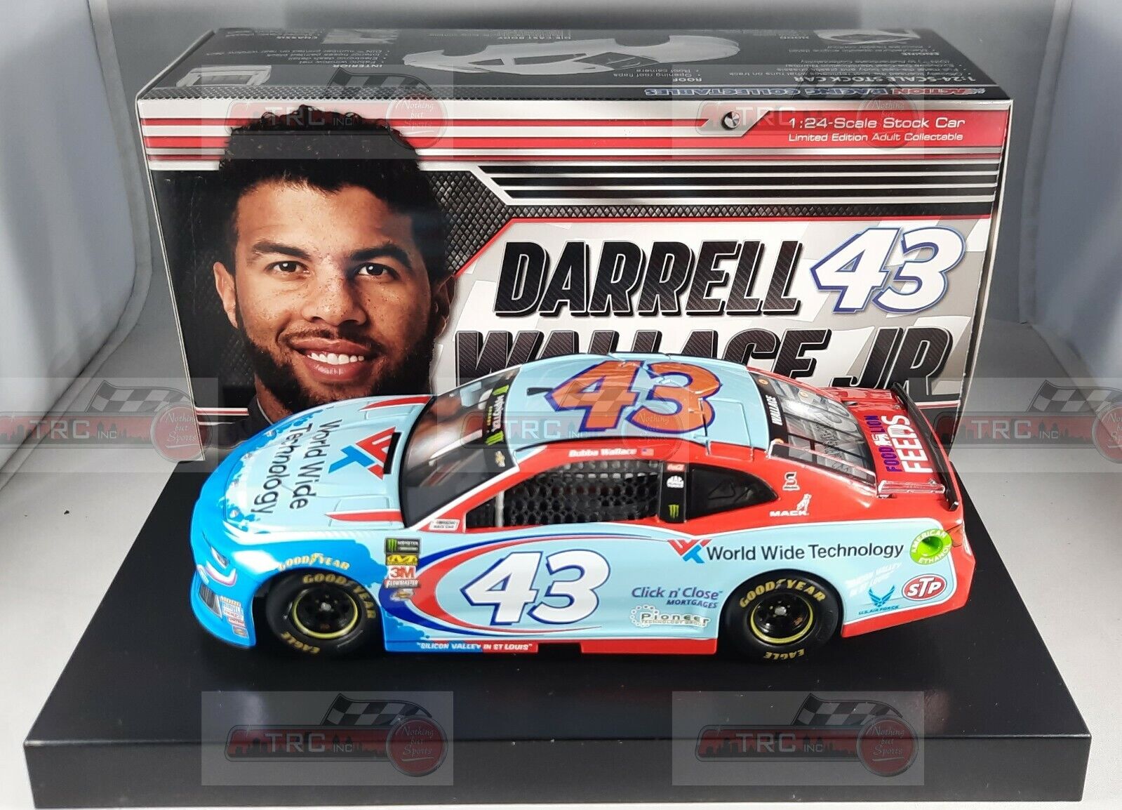 Darrell 'Bubba' Wallace Jr 2018 1/24 #43 World Wide Technology Chevy Camaro