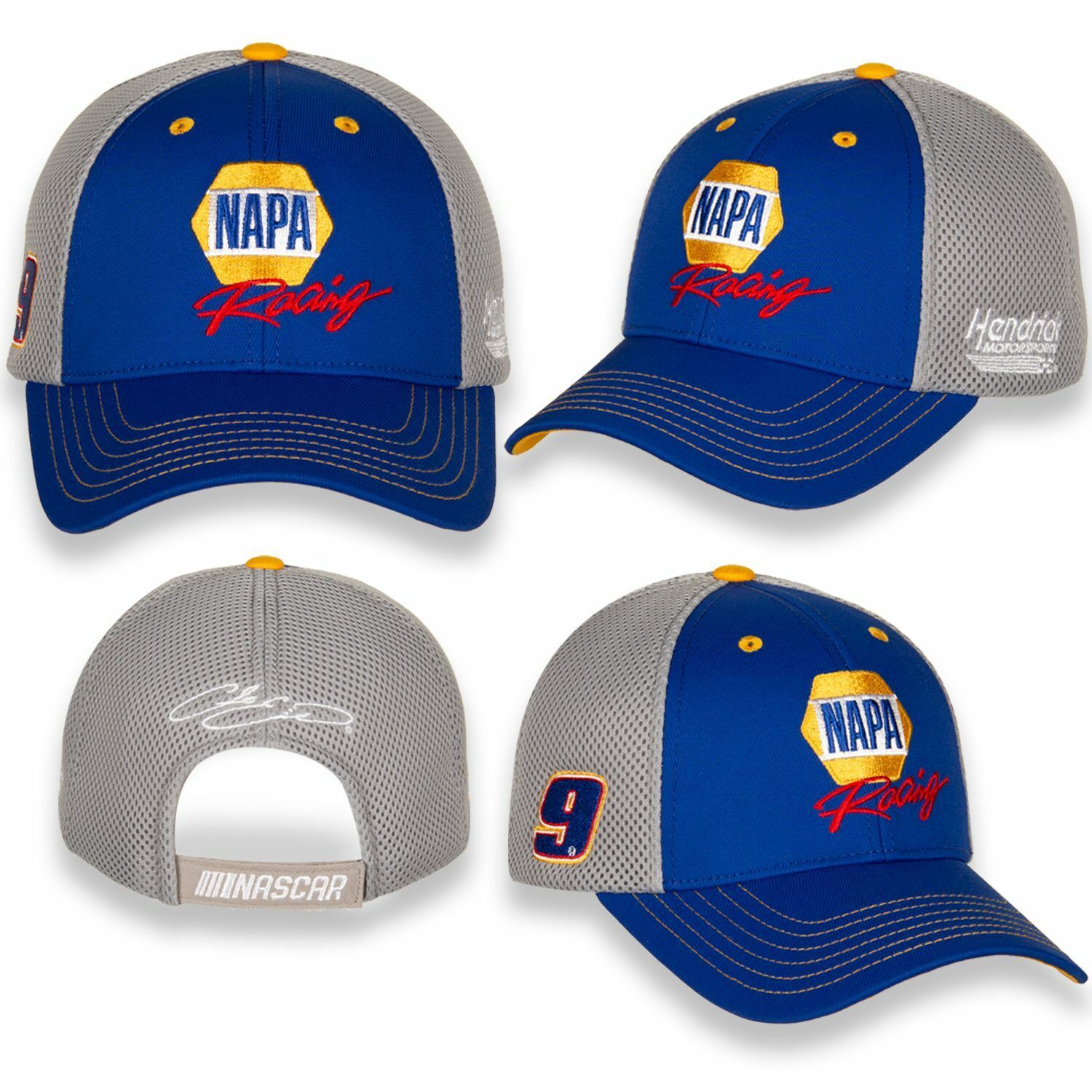 Chase Elliott 2022 Checkered Flag Sports #9 NAPA Spoiler Sponsor Hat