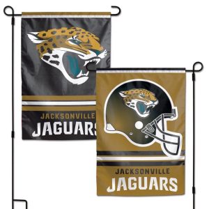 Jacksonville Jaguars Wincraft NFL 12x18 Double Sided Garden Flag,