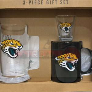 Jacksonville Jaguars Memory Company NFL 3pc Drinkware Gift Set