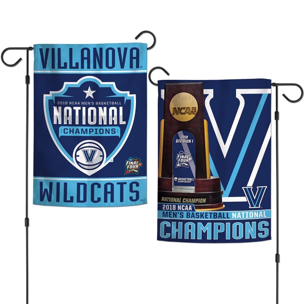 Villanova Wildcats Wincraft 2018 National Champions Two Sided 12x18 Garden Flag