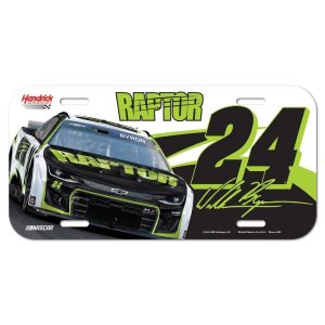 William Byron 2023 Wincraft #24 Raptor Poly License Plate