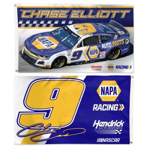 Chase Elliott 2023 Wincraft #9 NAPA Auto Parts 3' x 5' 2 Sided Flag
