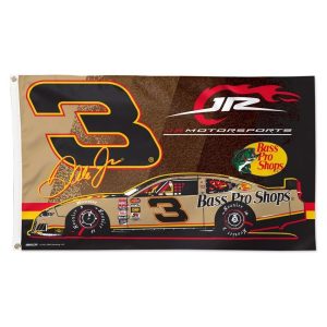 Dale Earnhardt Jr 2022 Wincraft #3 Bass  Pro Shops Late Model 3x5 Deluxe Flag