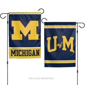 Michigan Wolverines Wincraft Double Sided 12x18 Garden Flag