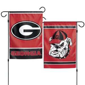 Georgia Buldogs NCAA Wincraft Double Sided 12x18 Garden Flag