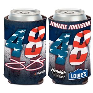 Jimmie Johnson 2017 Wincraft #48 Patriotic 12oz Can Coolie