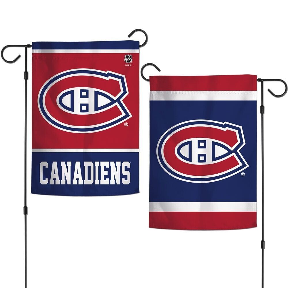 Montreal Canadiens NHL Wincraft 12x18 Double Sided Garden Flag