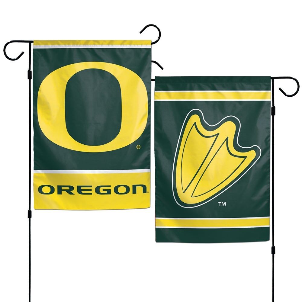 Oregon Ducks NCAA Wincraft Double Sided 12x18 Garden Flag