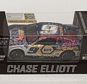 Chase Elliott 2022 Lionel #9 NAPA Nashville Raced Win NEXT GEN Chevy Camaro 1/64