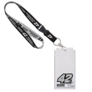 Kyle Larson 2018 Wincraft #42 Tonal Lanyard W/Credential Holder