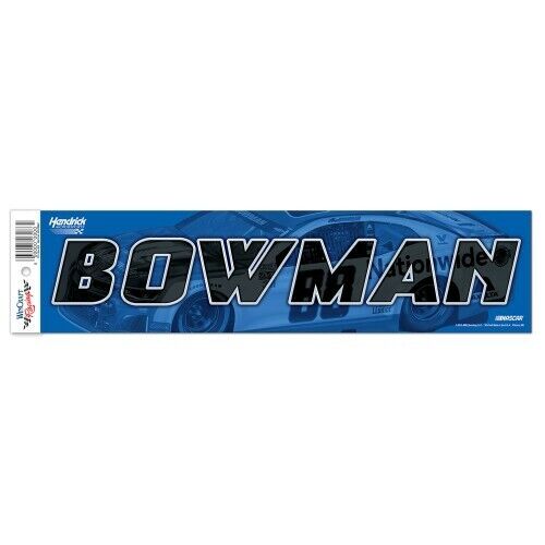 Alex Bowman 2019 Wincraft #88 Nationwide Insurance 3"x12" Bumper Strip