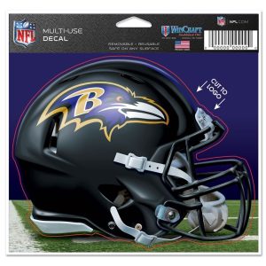 Baltimore Ravens Wincraft NFL Helmet 4.5" x 5.75" Multi Use Decal