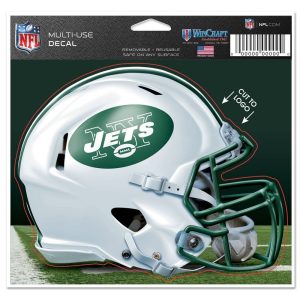 New York Jets Wincraft NFL Helmet 4.5" x 5.75" Multi Use Decal