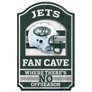 New York Jets Wincraft NFL 11x17 Wooden Fan Cave Sign