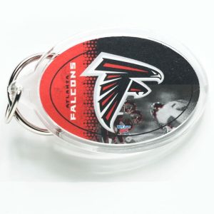 Atlanta Falcons Wincraft NFL Acrylic Helmet Oval Key Ring