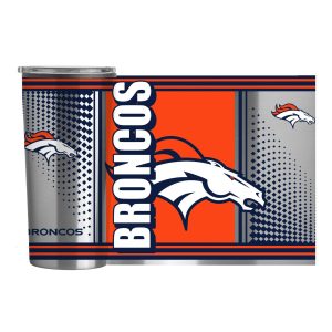 Denver Broncos NFL 20oz Fusion Stainless Steel Travel Tumbler