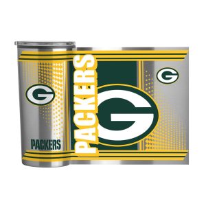 Green Bay Packers NFL 20oz Fusion Stainless Steel Travel Tumbler
