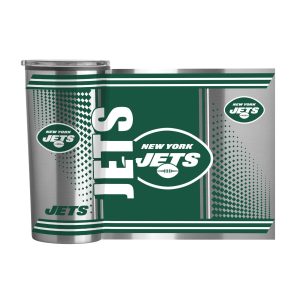 New York Jets NFL 20oz Fusion Stainless Steel Travel Tumbler