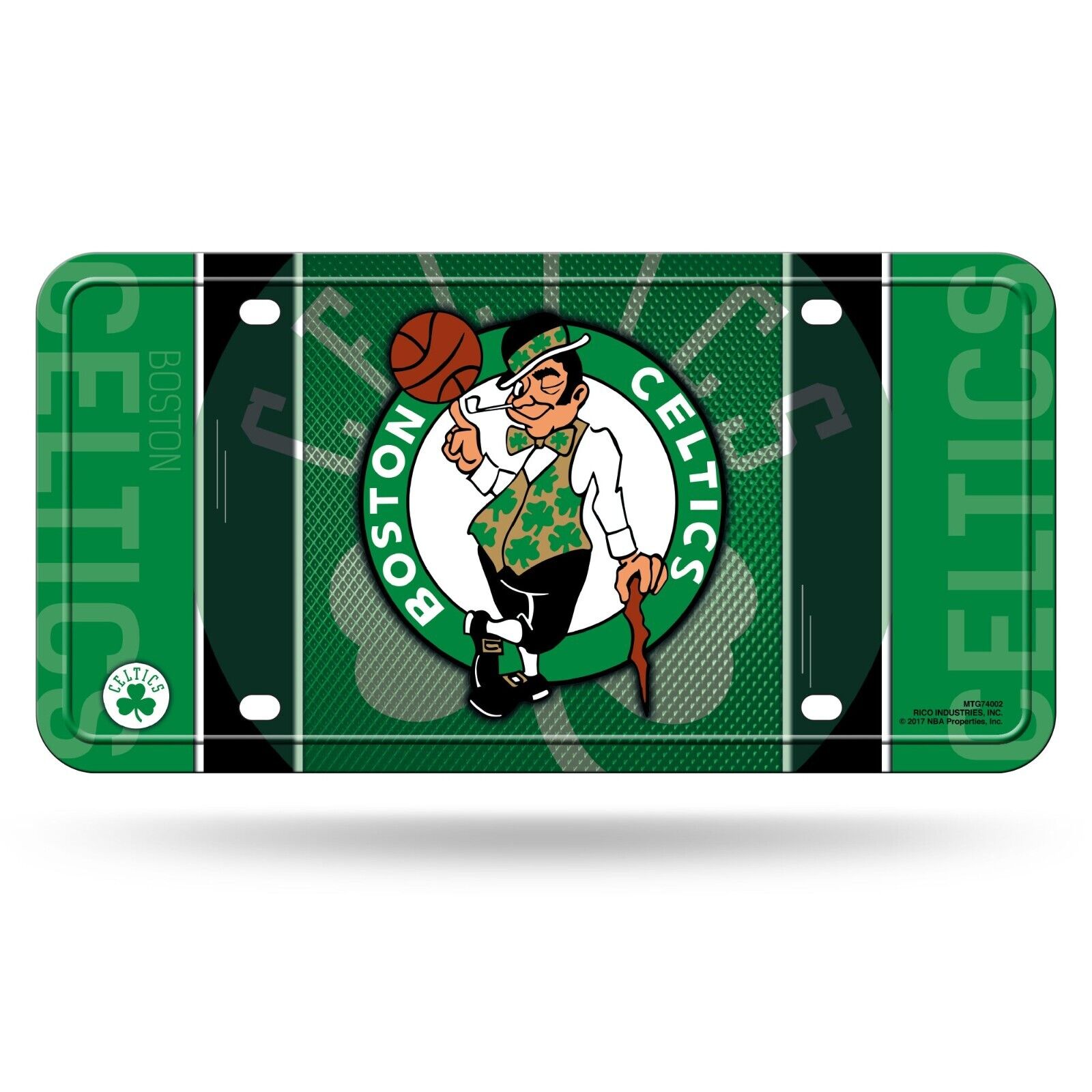 Boston Celtics NBA Metal License Plate Tag