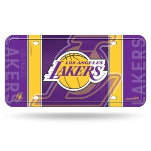 Los Angeles Lakers NBA Metal License Plate Tag