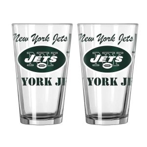 New York Jets Boelter NFL Spirit 16oz Pint Glass(1)