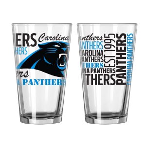 Carolina Panthers Boelter NFL Spirit 16oz Pint Glass(1)
