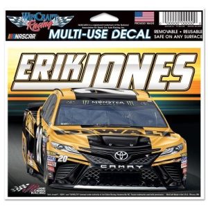 Erik Jones 2018 Wincraft #20 DeWalt 4.5x5.5 Multi Use Decal