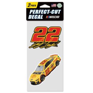Joey Logano 2023 Wincraft #22 Shell/Pennzoil 4x8 2pc Decal Set
