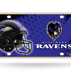 Baltimore Ravens NFL Metal License Plate Tag