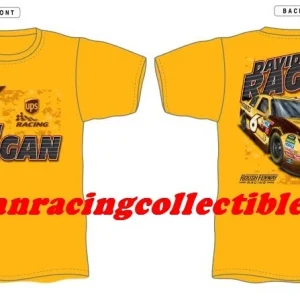 David Ragan 2011 Chase Auth #6 UPS Racing Yellow Tee LG