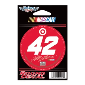 Juan Pablo Montoya 2011 Wincraft #42 Round Decal 3"