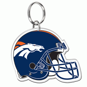 Denver Broncos Wincraft NFL Acrylic Helmet Key Ring