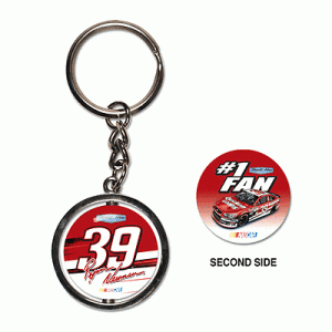 Ryan Newman 2013 Wincraft #39 Quicken Loans #1 Fan Spinner Key Ring